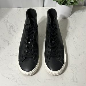 TED BAKER  women’s KIMYIL high top leather sneaker